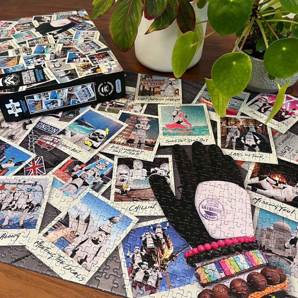 Puzzle 1000 Pezzi 'Stormtroopers On Tour' - Gibsons Games - Sostenibile, Poster Incluso - Regalo Per Adulti