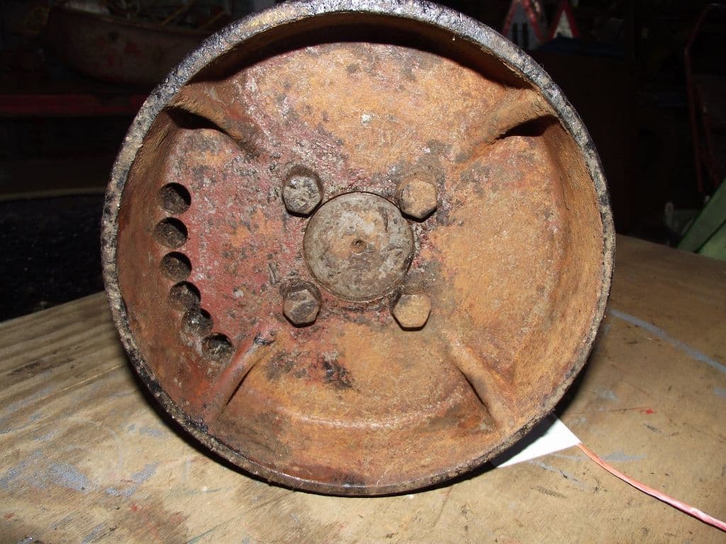 Rare Vintage Tractor PTO Flat Belt Pulley