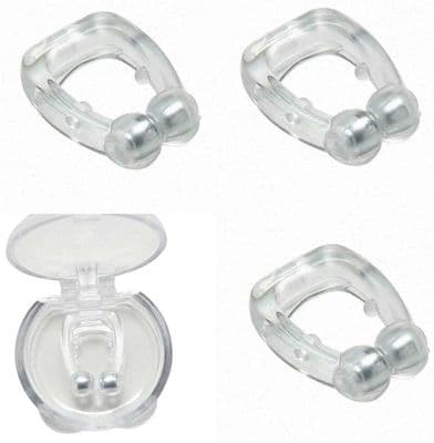 Anti Snore Magnetic Nose Clip Stop Snoring Sleep Aid with 4 Pack