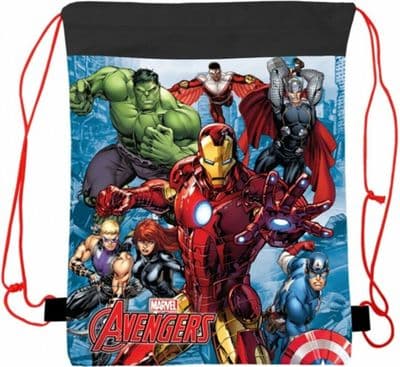 Childrens Charactor Avenger school bag Avenger shoe bag