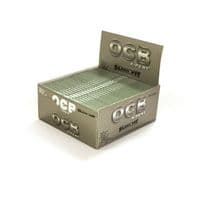 OCB Silver X-Pert Slim Fit King Size Rolling Papers Full Box 50