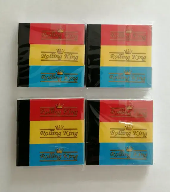 Rolling King Paper Card Roach Strips Book Smoking Roaches Filter Tips Booklets