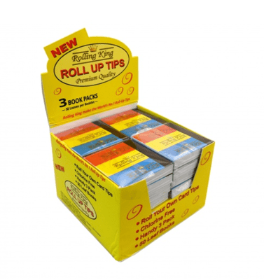 ROLLING KING ROLLING TIPS - PACK OF 3 FULL BOX (32 PACK 96 TIPS)