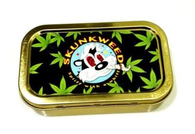 TOBACCO TIN 1 oz RUBBER SEAL NOVELTY TOBACCO TIN BACCY TIN