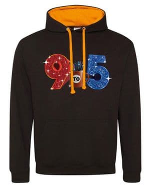 9 to 5 two tone hoodie