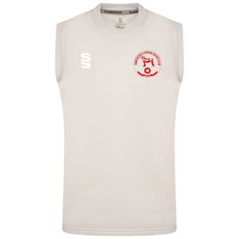 Blast Sleeveless Womens Sweater - Ivory