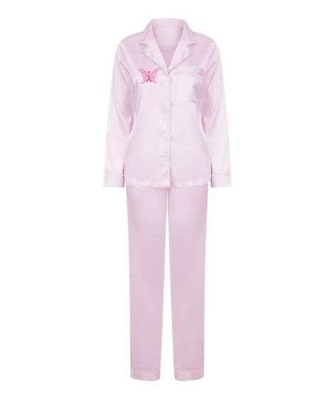 Breast Cancer Awareness Satin Pyjamas