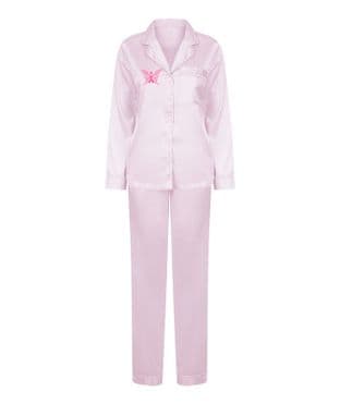 Breast Cancer Awareness Satin Pyjamas