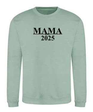 Mama established embroidered Sweatshirt