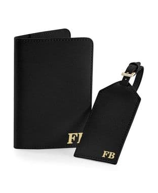 Personalised Boutique Passport holder and luggage tag