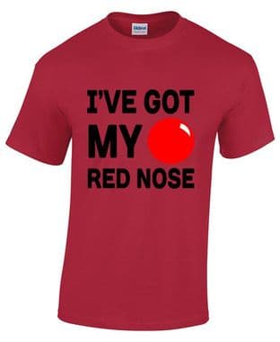 Personalised I've got my red nose T shirt