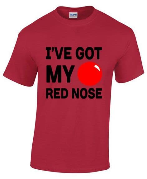 Personalised I've got my red nose T shirt
