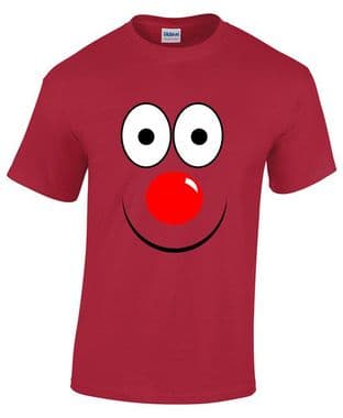 Personalised Red Nose Day Face T Shirt