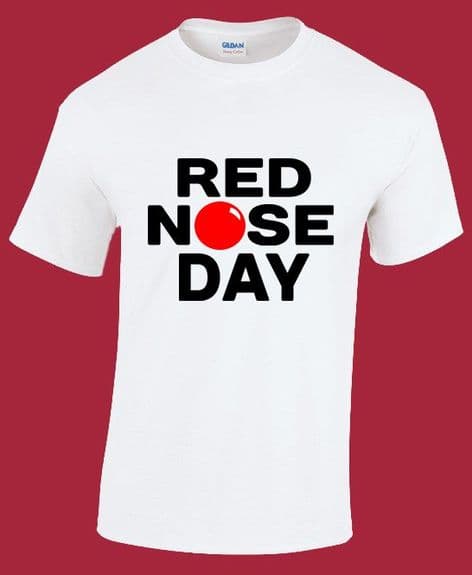 Personalised Red Nose Day T Shirt