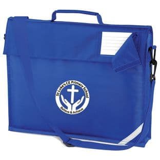 St Luke's Junior book bag with strap