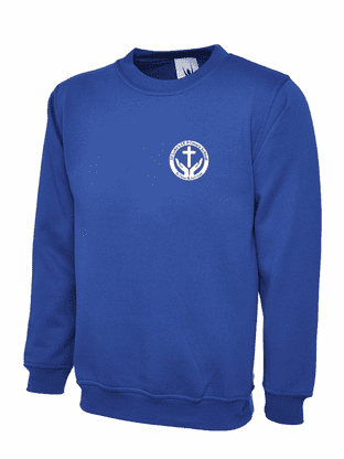 St Luke's round neck sweatshirt