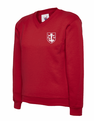 St Michael's V-Neck Jumper