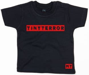 Tiny Terror Personalised Tshirt (more colour options)