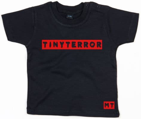 Tiny Terror Personalised Tshirt (more colour options)