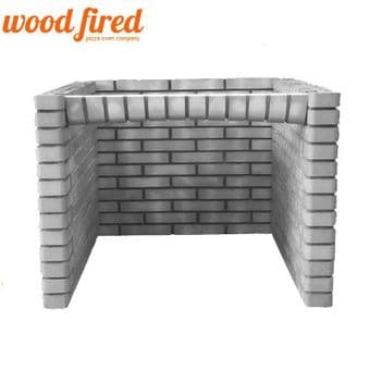 GREY PIZZA OVEN BASE FOR 80CM