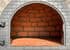 PRESTIGE RUSTICO BLACK BRICK BRICK WOOD FIRED PIZZA OVEN WITH CAST IRON DOOR 100CM