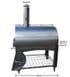 roma wood fired pizza oven stainless steel extra large with stand