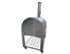 roma wood fired pizza oven stainless steel extra large with stand