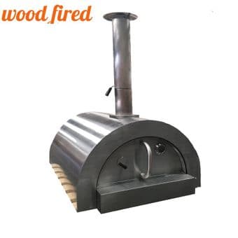 roma wood fired pizza oven stainless steel extra large.