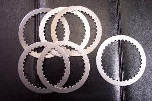 4-Piece Clutch Plate Set For Zündapp C50 & C50 Sport Mopeds – Organic Friction Plates