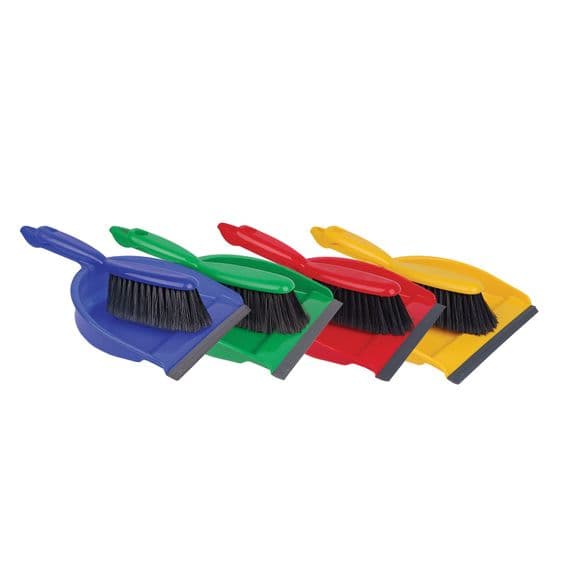 Professional Dustpan & Brush Set Soft Bristles