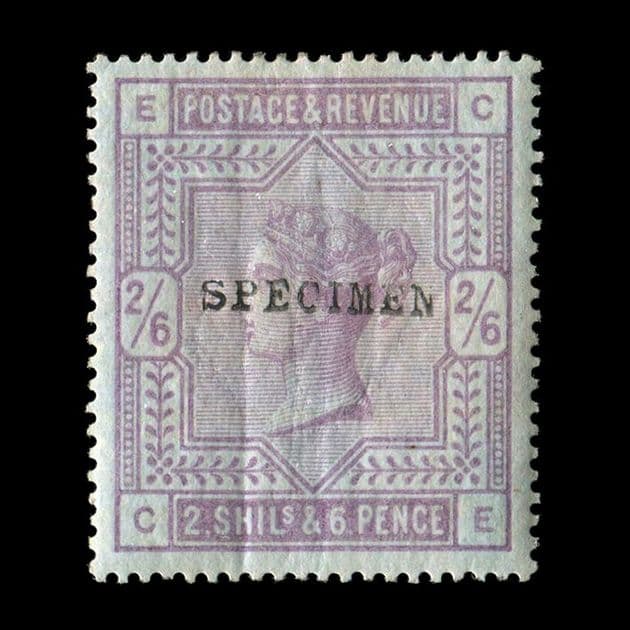 TUT3282 - GB QV Blued paper 2s.6d Fine fresh mint o.g