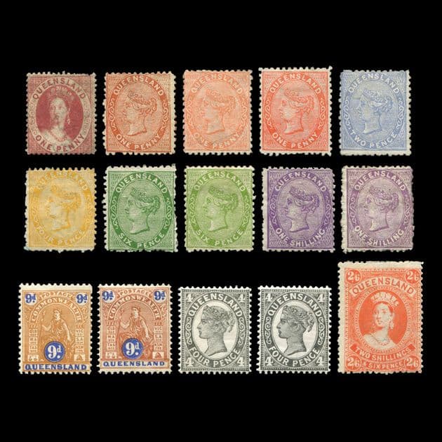 TUT3719 - Australia States QLD - QV Mint/Unused Specialist Selection