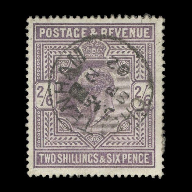 TUT4547 - GB - KEVII DLR 2/6d. Lilac Superb CHELTENHAM