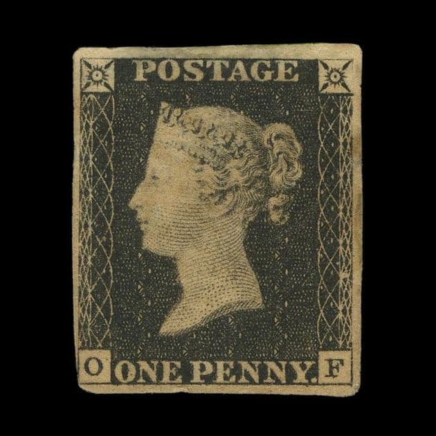TUT5330 - GB QV 1d. Black Plate 4 Unused Appearance