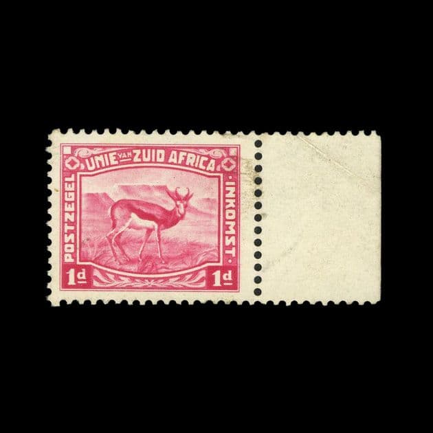 TUT5373 - South Africa - 1923 1d. 'Springbok' Harrison ESSAY VF