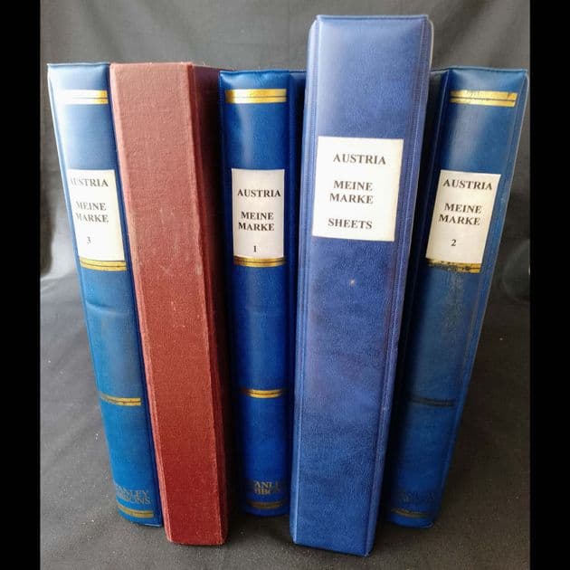 TUT5395 - Austria - Massive Meine Marken Mint UM NH 5 Albums
