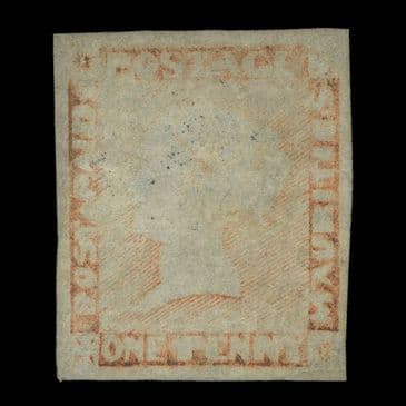 TUT5896 - Mauritius - POST PAID Latest Impression 1d. Red RPSL