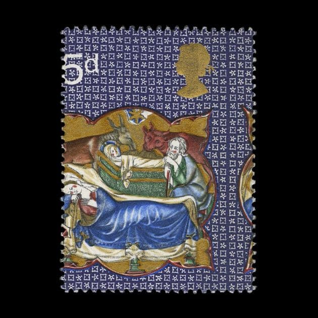 TUT6088 - GB (pre-decimal) 1970 Christmas 5d. MAJOR Mis-perf ERROR