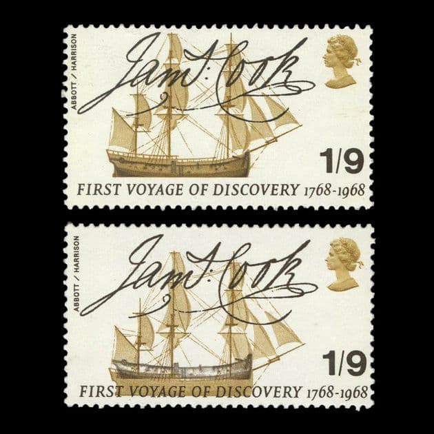TUT6114 - GB (pre-decimal) Anniversaries 1/9d. Discovery 'GROUNDED'