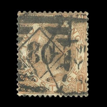 TUT6283 - QV 2/- Brown letters N-J Sound Avge - GU