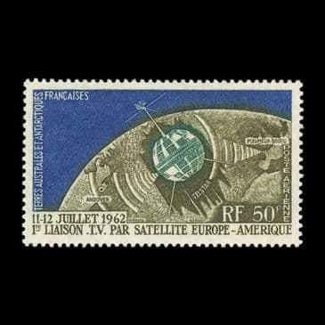 TUT6312 - France - Southern & Antarctic Territories TELSTAR Transatlantic TV Satellite Link