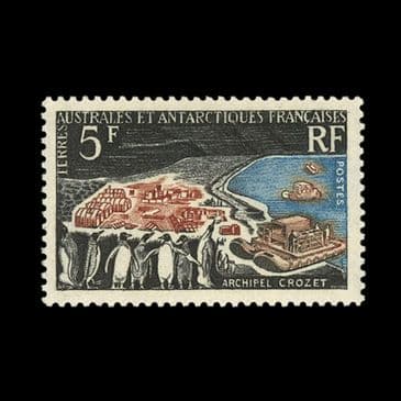 TUT6314 - France - Southern & Antarctic Territories Penguins plus Crozet Archipelago 5f. UM