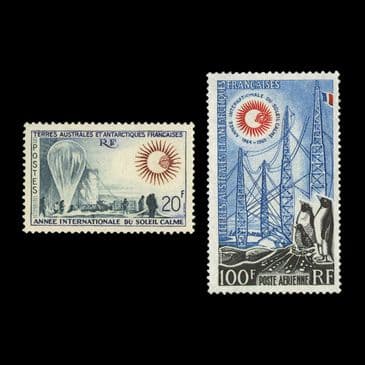 TUT6315 - France - Southern & Antarctic Territories Int Year of the Quiet Sun Pylons Penguin