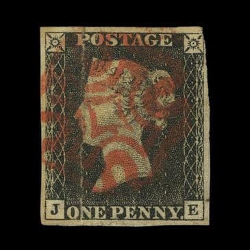 TUT6323 - GB QV 1840 1d. Black PL6 Not Quite 4 Margins U