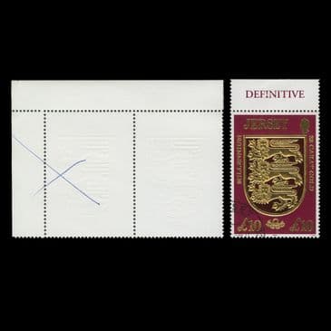 TUT6327 - GB EMBOSSED PRINTER PROOF Jersey £10 Crest