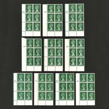 TUT6361 - GB QEII Questa 2p Emerald-green Set 10 Cylinders