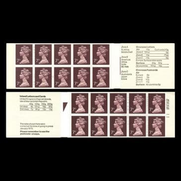 TUT6386 - GB Thatching 70p. Selvedge Right & Left UM