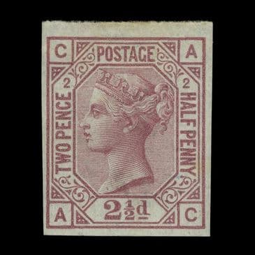 TUT6575 - GB QV 1875 2½d. Rosy mauve IMPRIMATUR VF O.G.