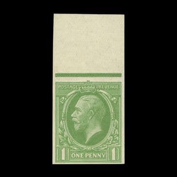 TUT6636 - GB KGV IMPERF COLOUR TRIAL UM & SCARCE