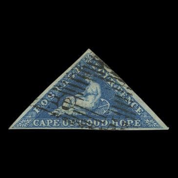 TUT6642 - 4d. Deep blue (Paler Shade)Lightly blued